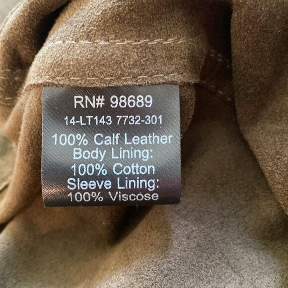 Todd Snyder Suede Dylan Olive Jacket Sz XL.  NWT - Picture 5 of 5